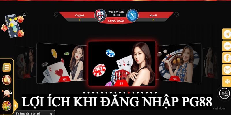 Đăng nhập vào nhà cái để tham gia kho game khủng
