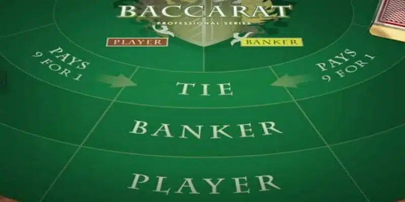 Một số cửa cược phổ biến nhất trong bài baccarat